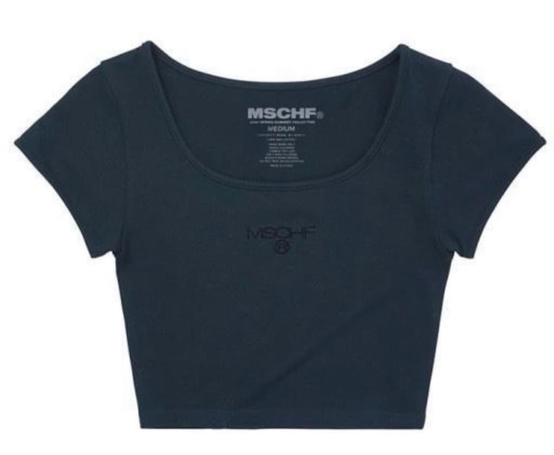 미스치프 피티드 베이직 티 - 2color 인디핑크,그린 상품이미지2