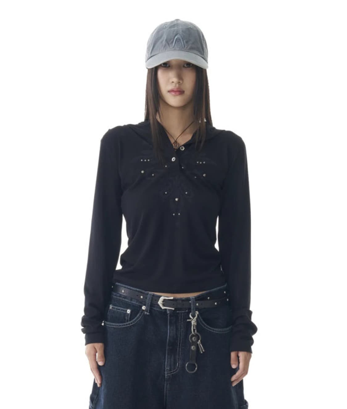 아캄 후디롱슬리브 1사이즈 상품이미지1