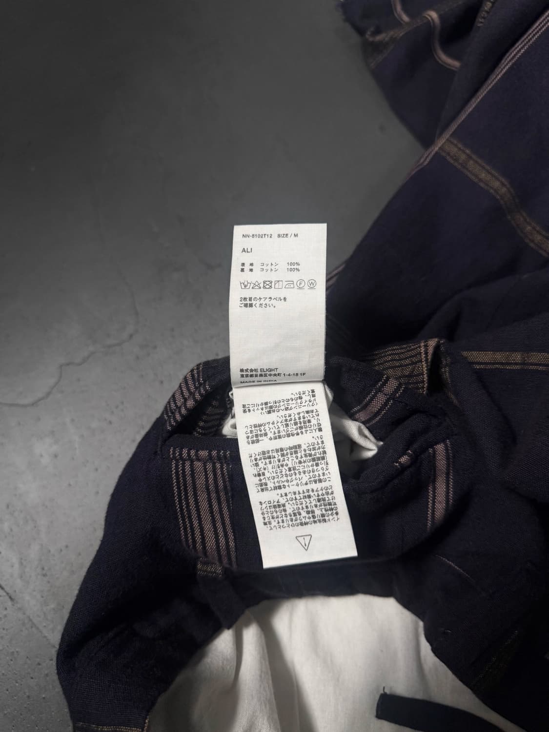 NICENESS ALI Khadi Checked Trousers 상품이미지8