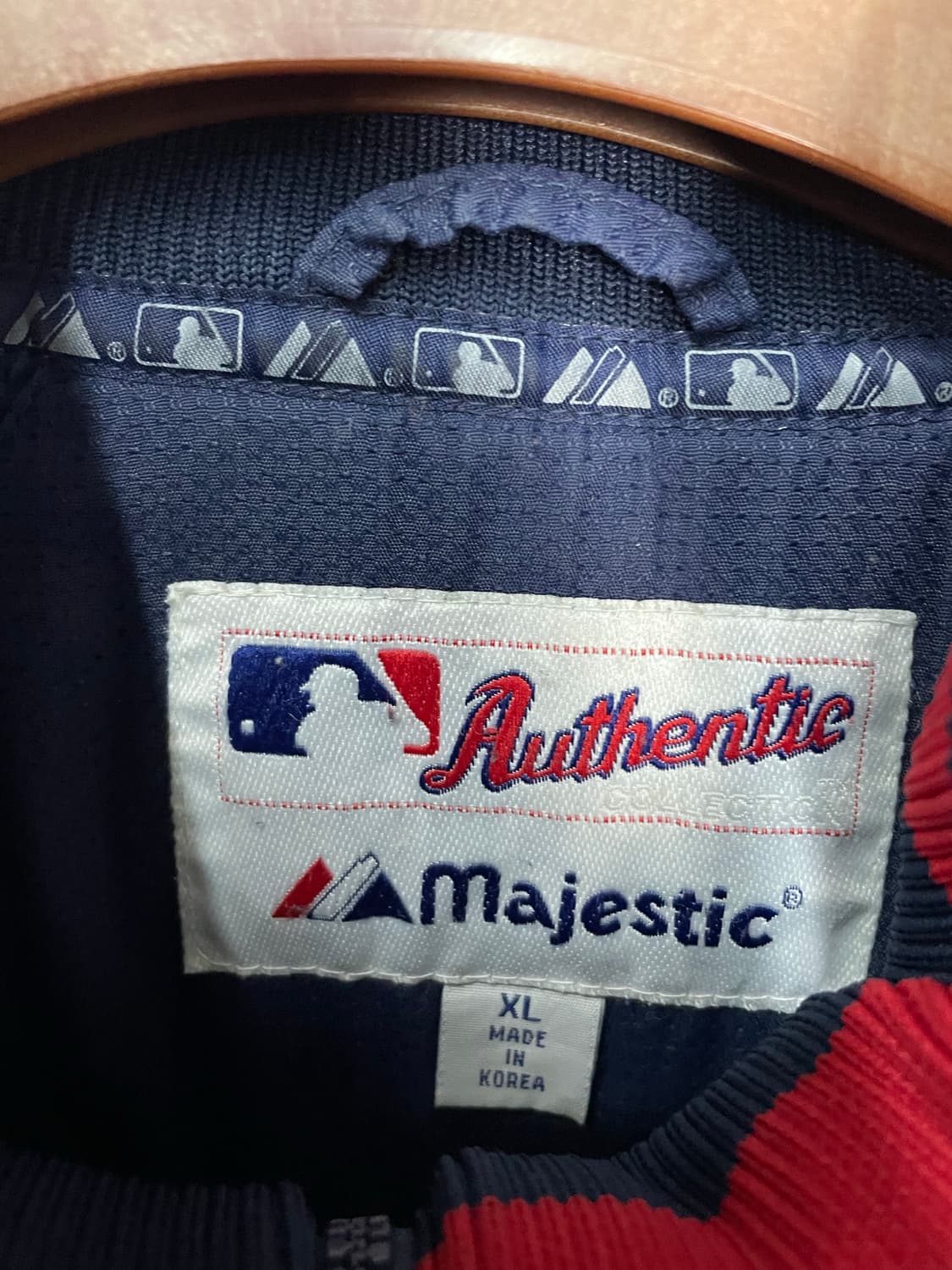 마제스틱 90s 올드스쿨 클리브랜드 인디안 자켓 H2212 상품이미지8