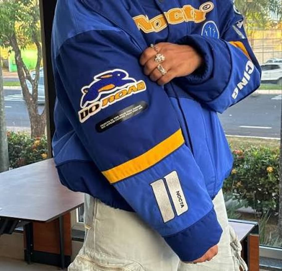 [XL]나이키 x 녹타 레이싱 자켓 블루 상품이미지2