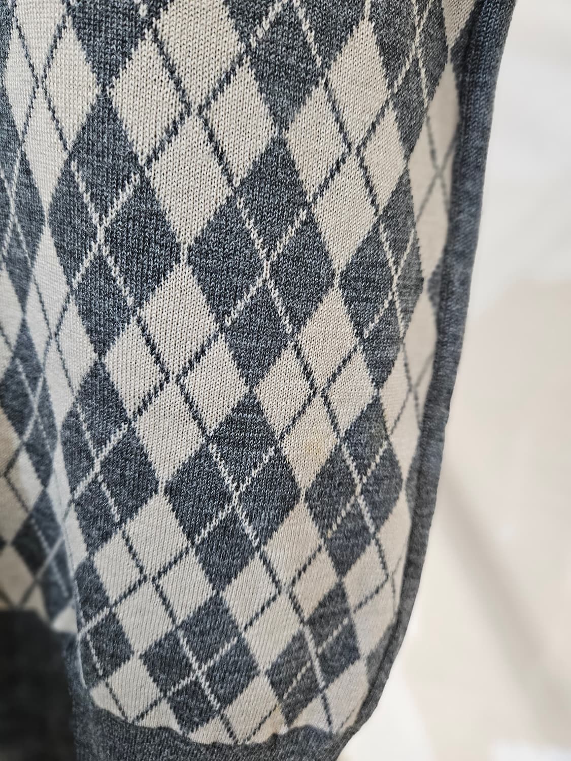 Burberry 아가일 패턴 반팔 니트 상품이미지6