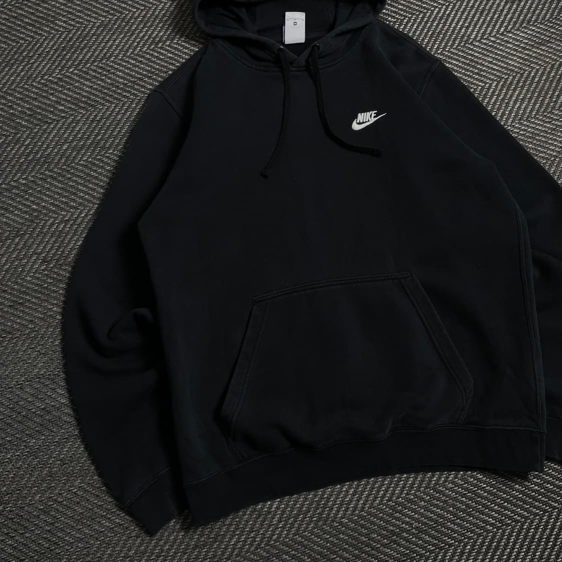 나이키 스우시로고 후드 티셔츠 블랙o 4784 상품이미지3