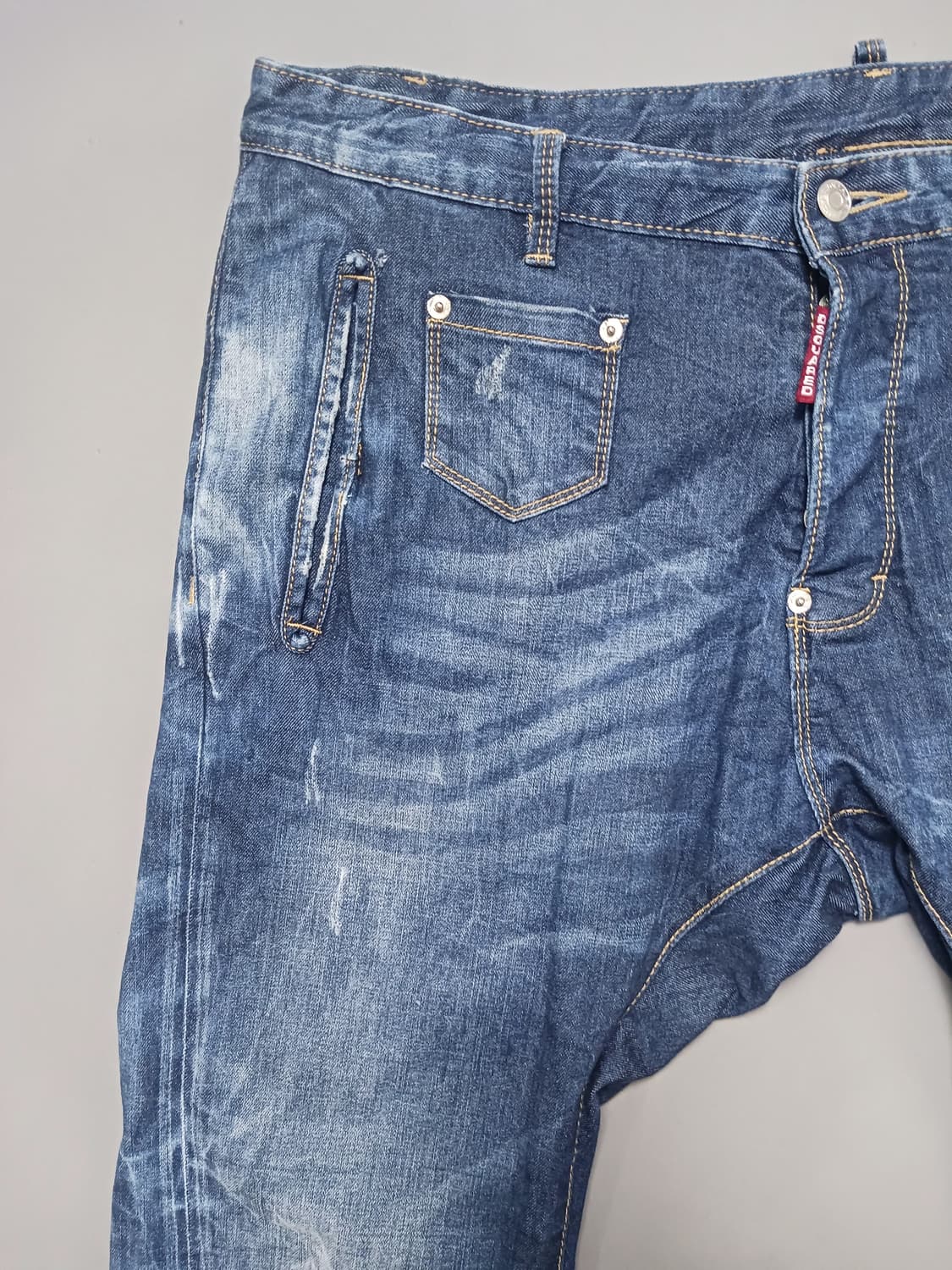 [38] 디스퀘어드2 미니포켓 라이더진 청바지 상품이미지2