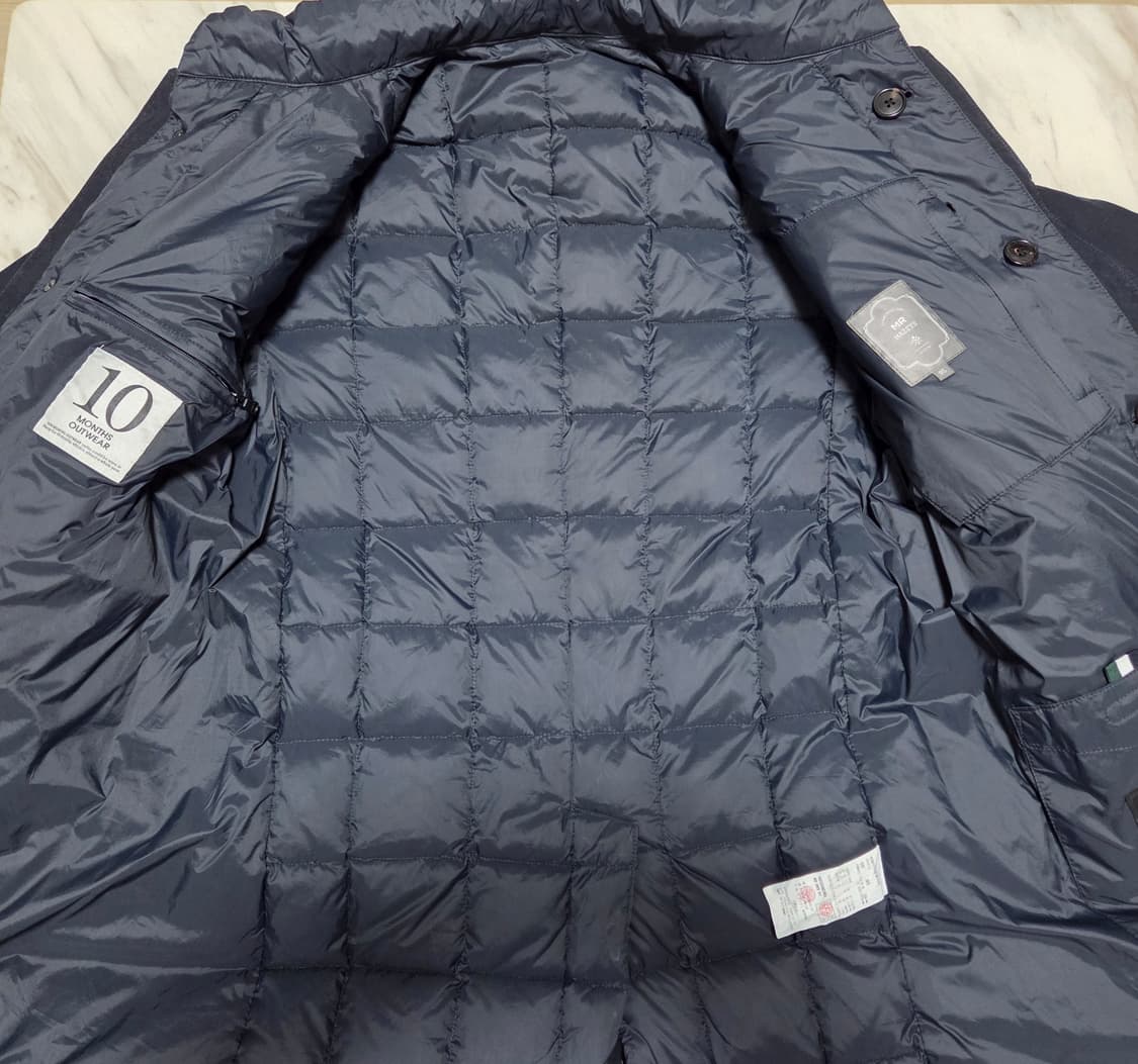 헤지스 구스다운 내피탈착 하프 코트 상품이미지6