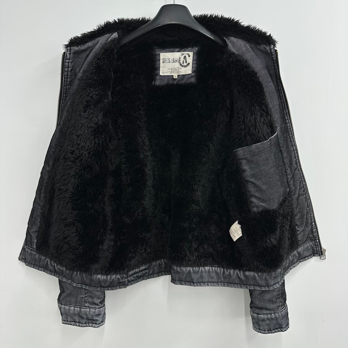 100 버커루 y2k 남자 울프죠 워싱 코듀로이 자켓 상품이미지3