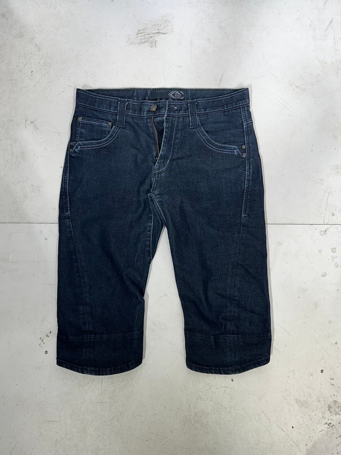 에비수 진청 데님 버뮤다 워크 반바지  상품이미지4