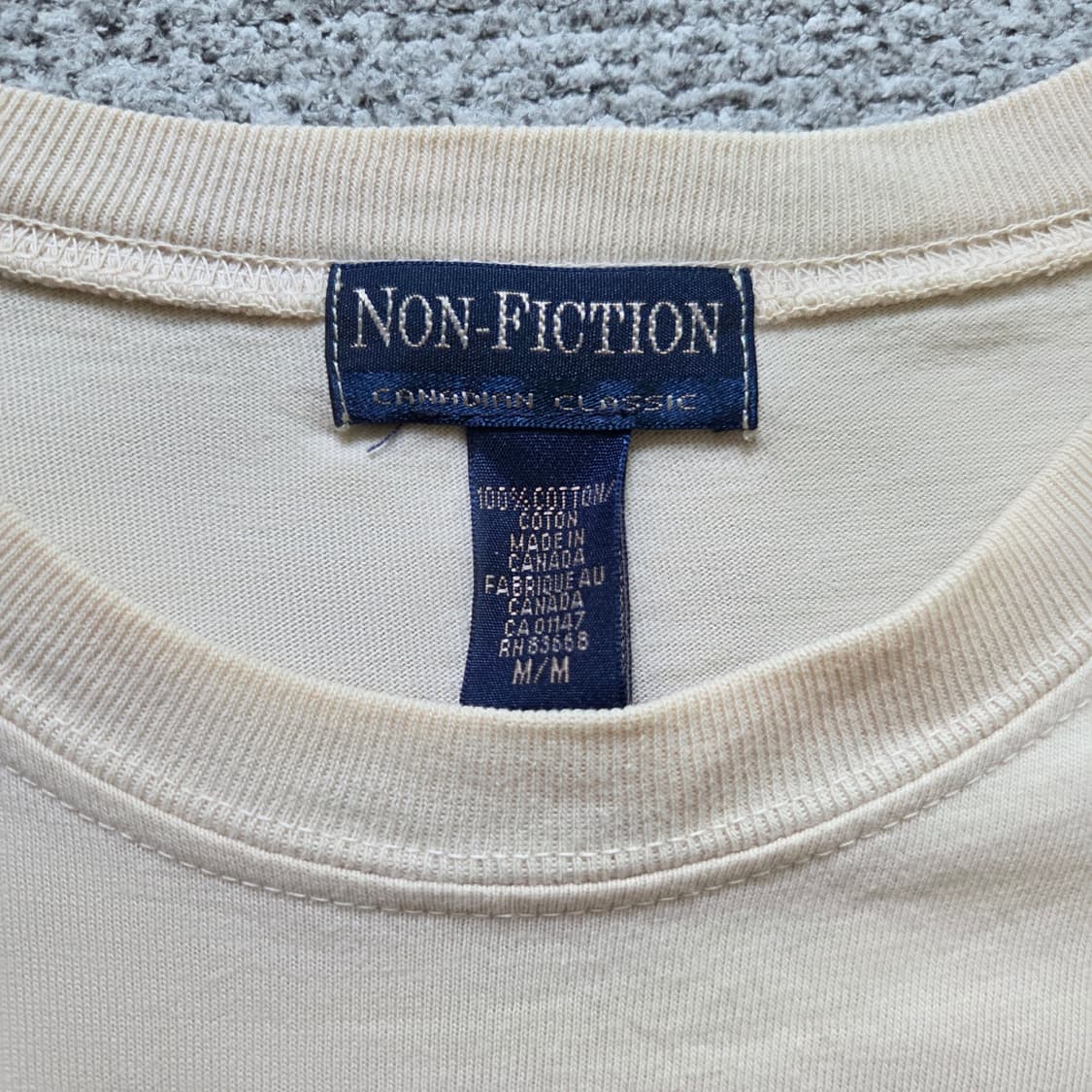 90s 캐나다제 Non-Fiction 반팔 티셔츠 L(100) 상품이미지3