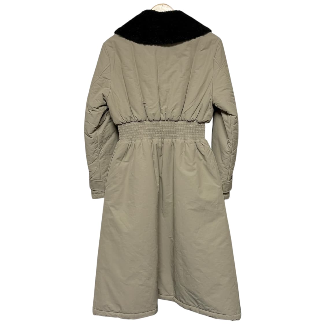 3740 에트몽 스모크 패딩 코트 카키 베이지 상품이미지6