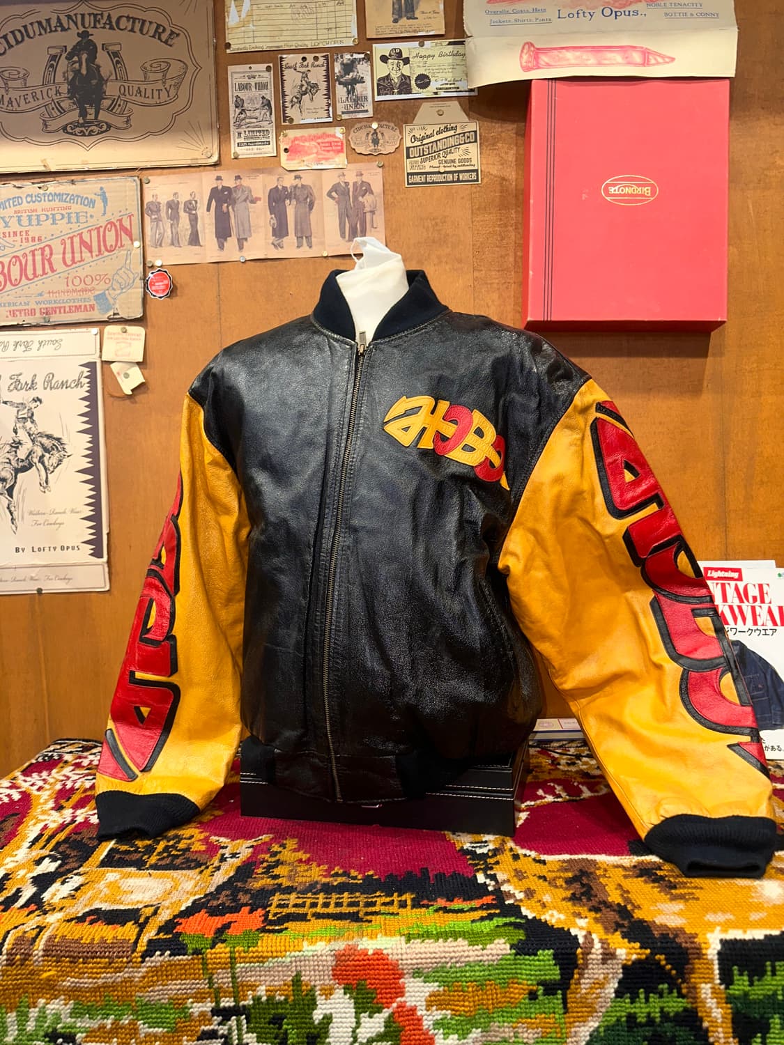 ( XL-2XL ) 레더자켓 항공점퍼 항공자켓 빈티지가죽 봄버자켓  상품이미지3