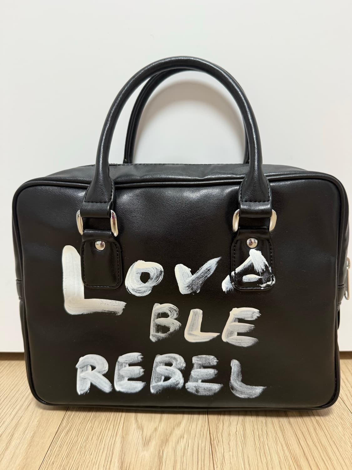 꼼데가르송 걸 페인트백 블랙 상품이미지3