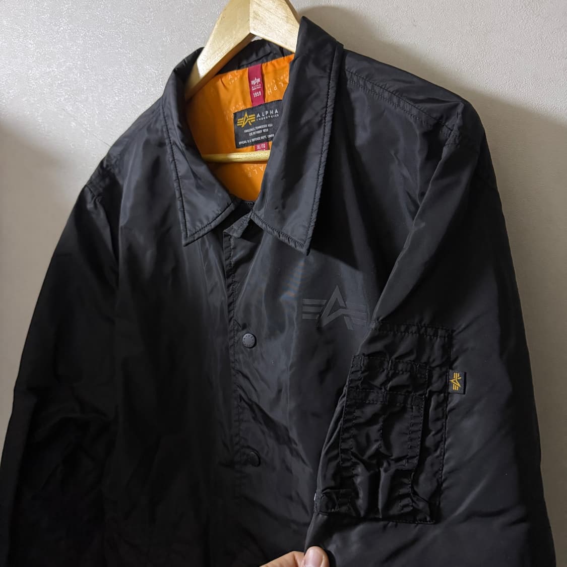 알파인더스트리 남성 코치자켓 XL (105-슬림 110) 상품이미지4