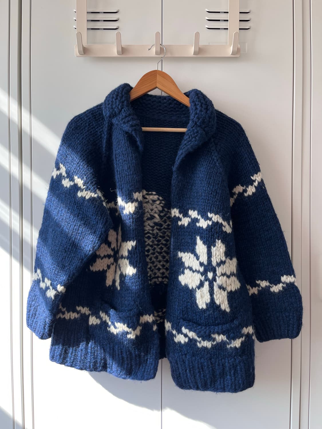 Vintage 눈꽃 토끼 헤비울니트 리얼 코위찬 상품이미지2