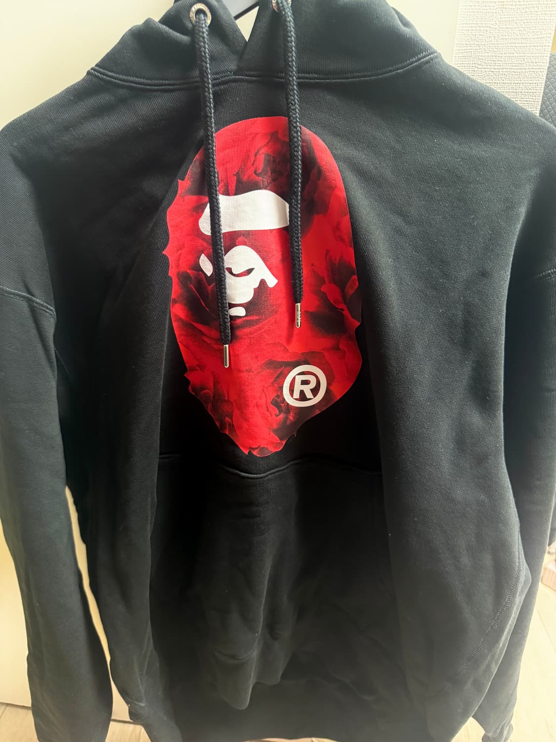 베이프 bape 플로라 솔리드 카모 에이프 헤드 후디 M 상품이미지3