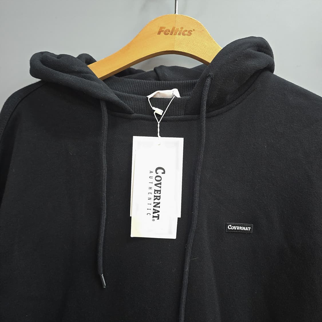 새제품)커버낫(COVERNAT) 레이어드 후드티 S 상품이미지2
