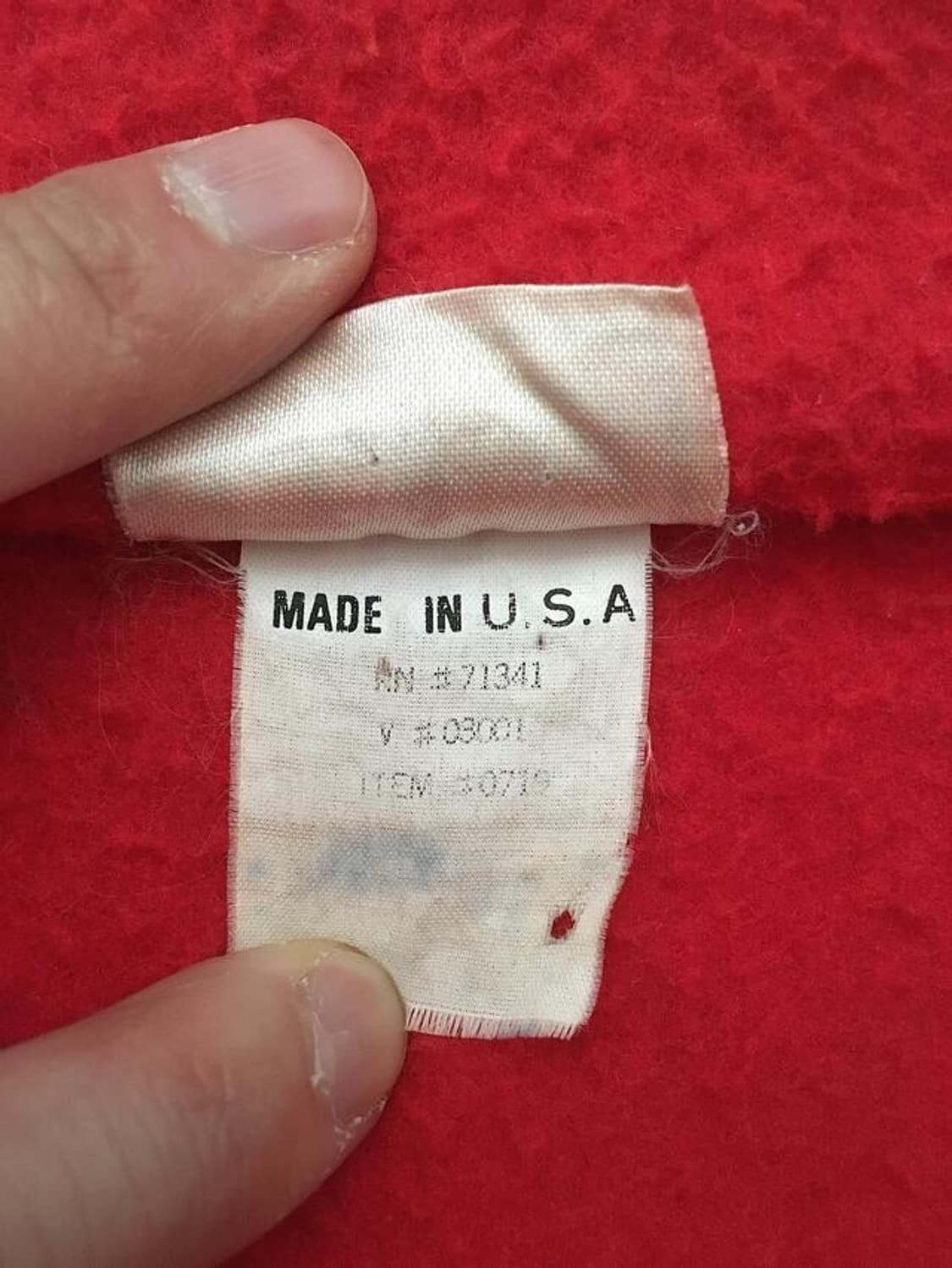 90s USA made snap fleece pullovers 상품이미지3