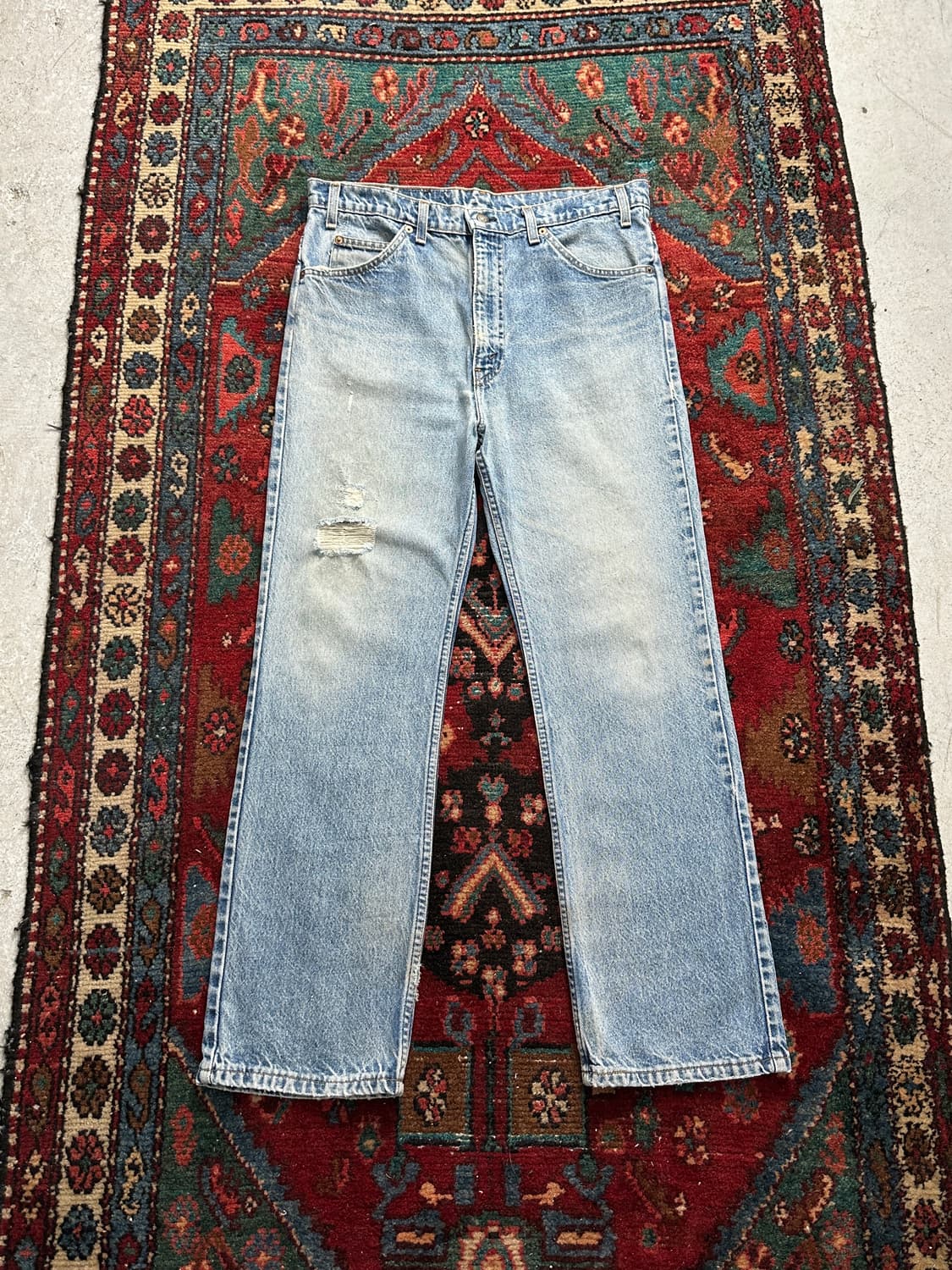 90's USA Made 빈티지 리바이스 오렌지탭 517 부츠컷 상품이미지1