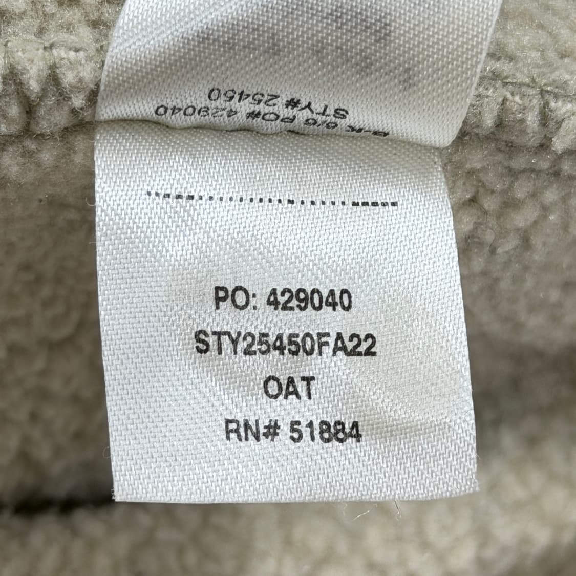 파타고니아 신칠라 스냅티 플리스 풀오버 오트밀 헤더 M 상품이미지7