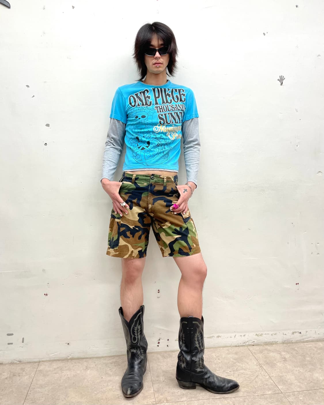 One-Piece Skeleton Blue Long Sleeve  상품이미지7