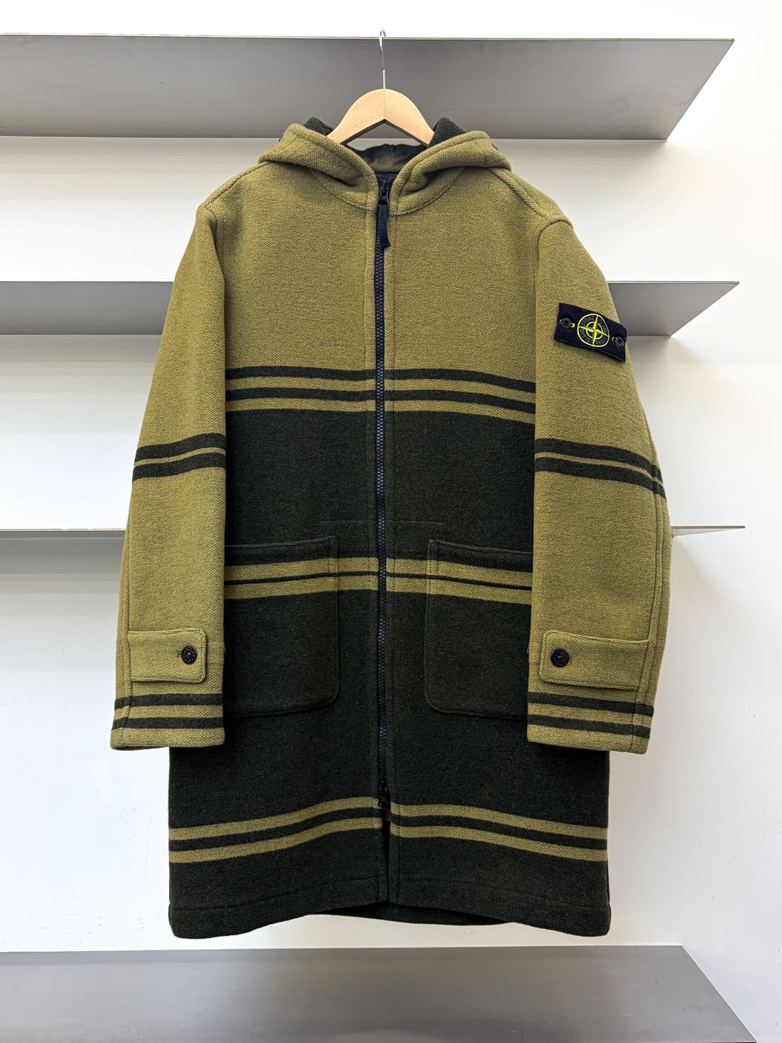 스톤아일랜드 19FW 파노 자카드 울 자켓 상품이미지1