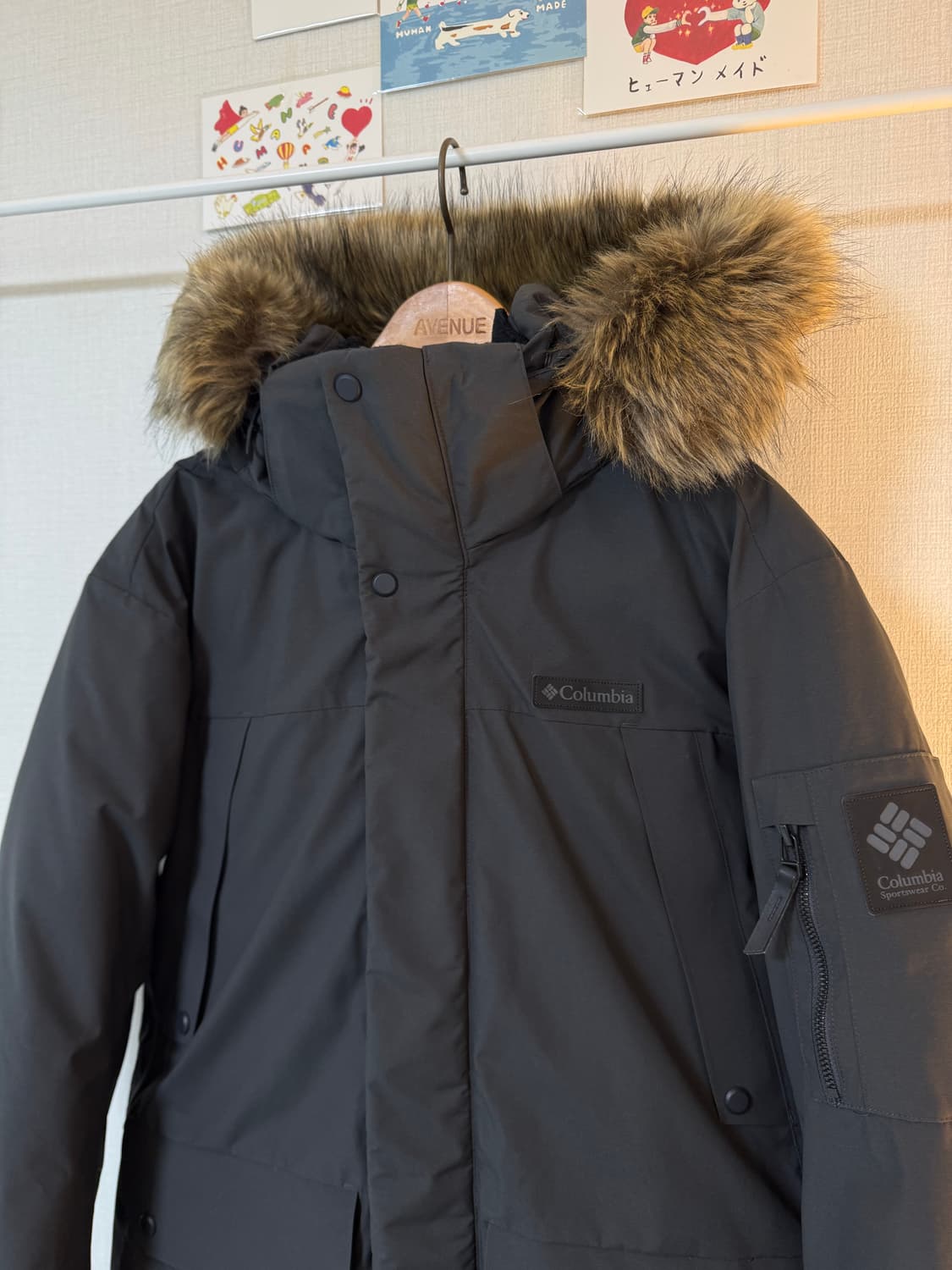 [L] 컬럼비아 마운틴 후드4 구스다운 패딩 파카 상품이미지2