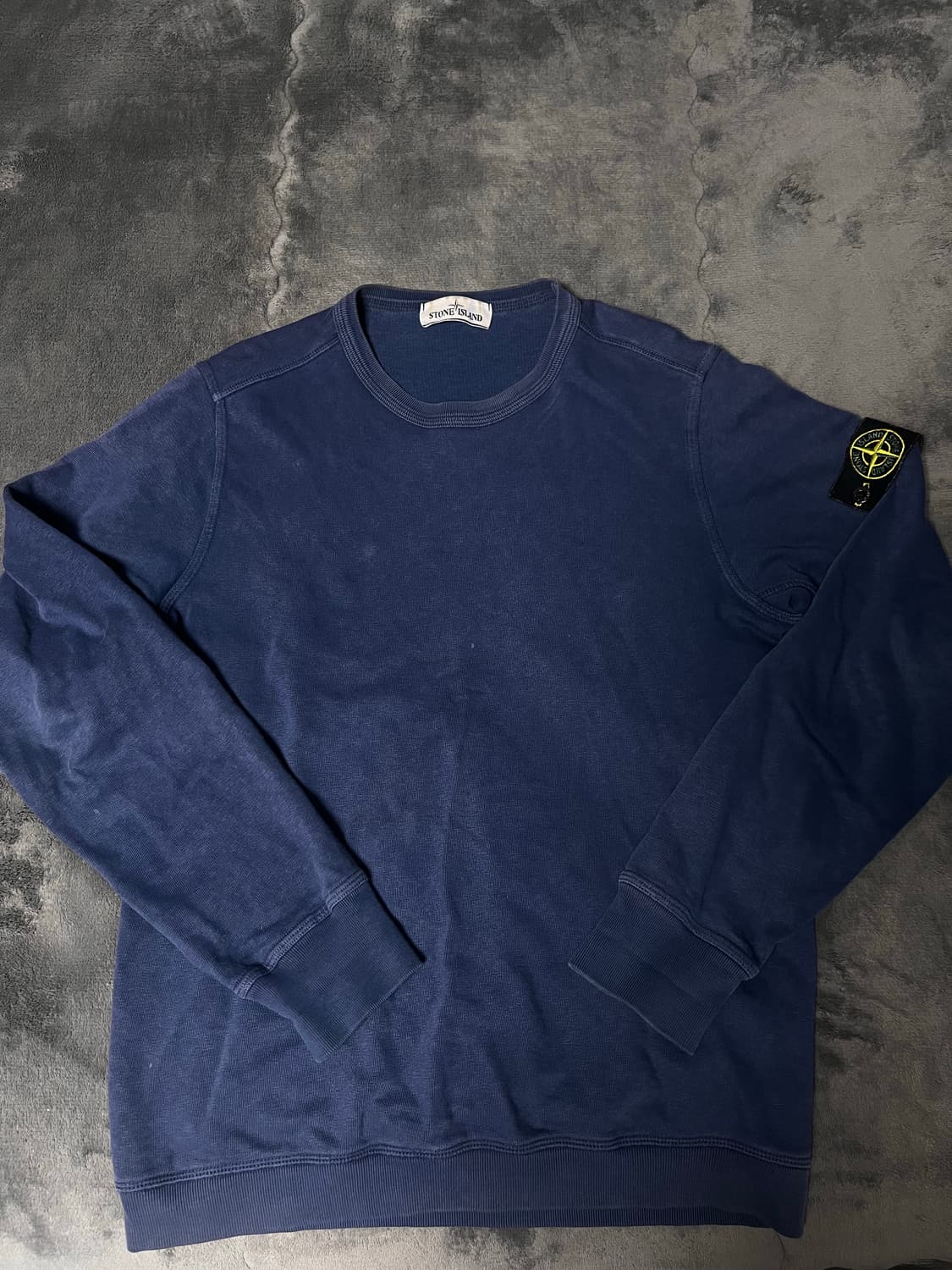 스톤아일랜드 워시드 블루 맨투맨 size M 상품이미지1