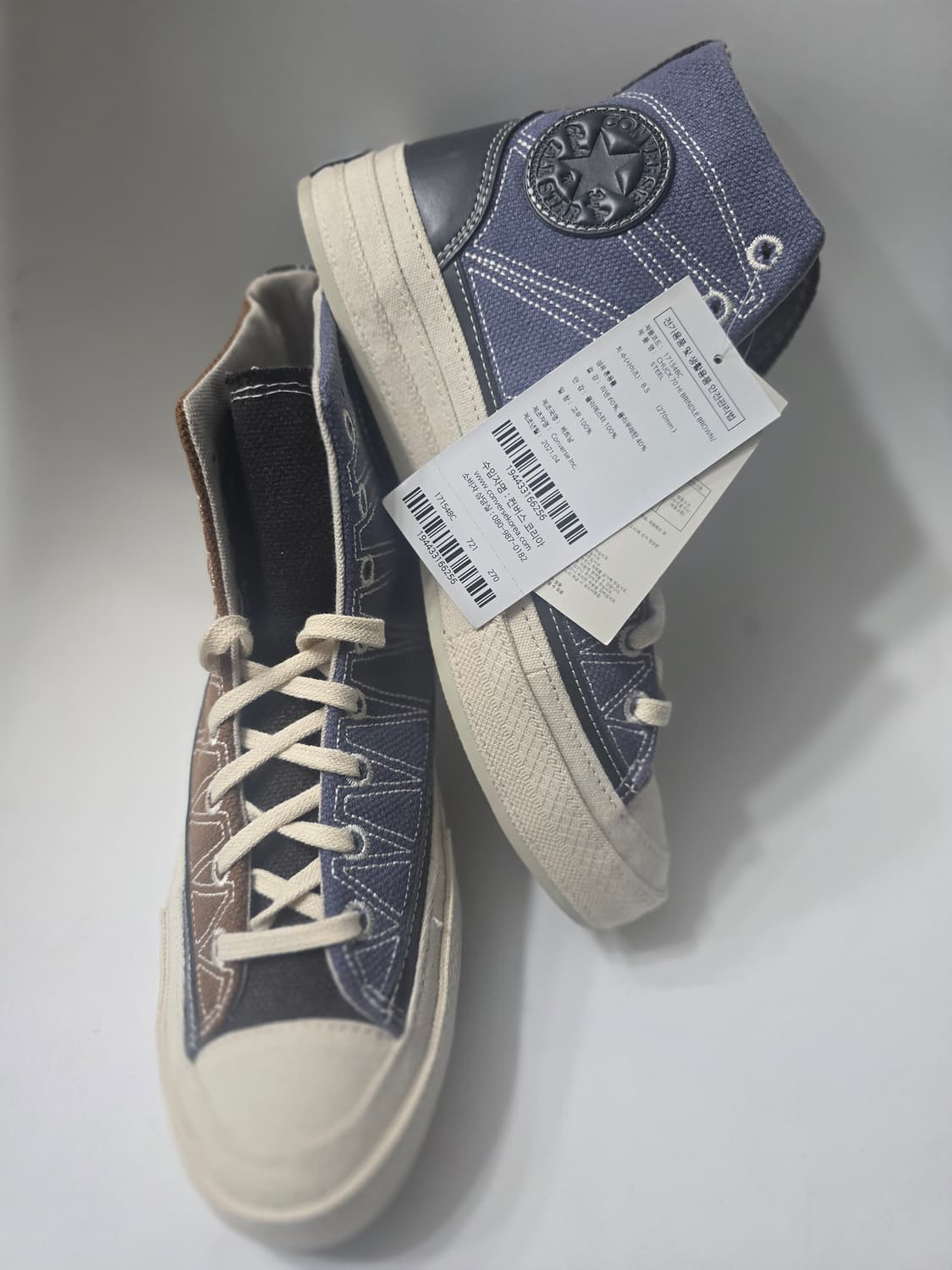 컨버스 척테일러. 브린들 브라운. 미착. 상품이미지2