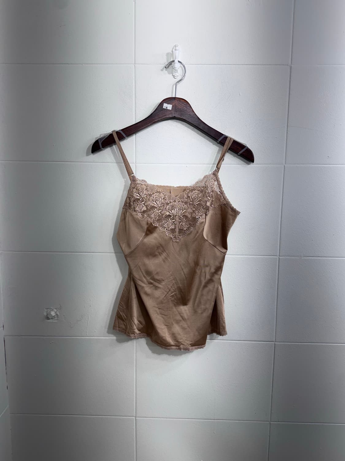 브라운 그런지 빈티지 후드 퍼 베스트 코디세트  상품이미지4