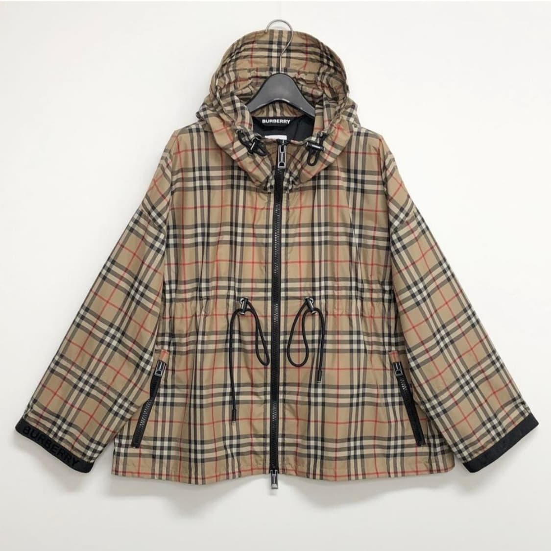 버버리 로고 테이프 후드자켓/UK4 상품이미지1