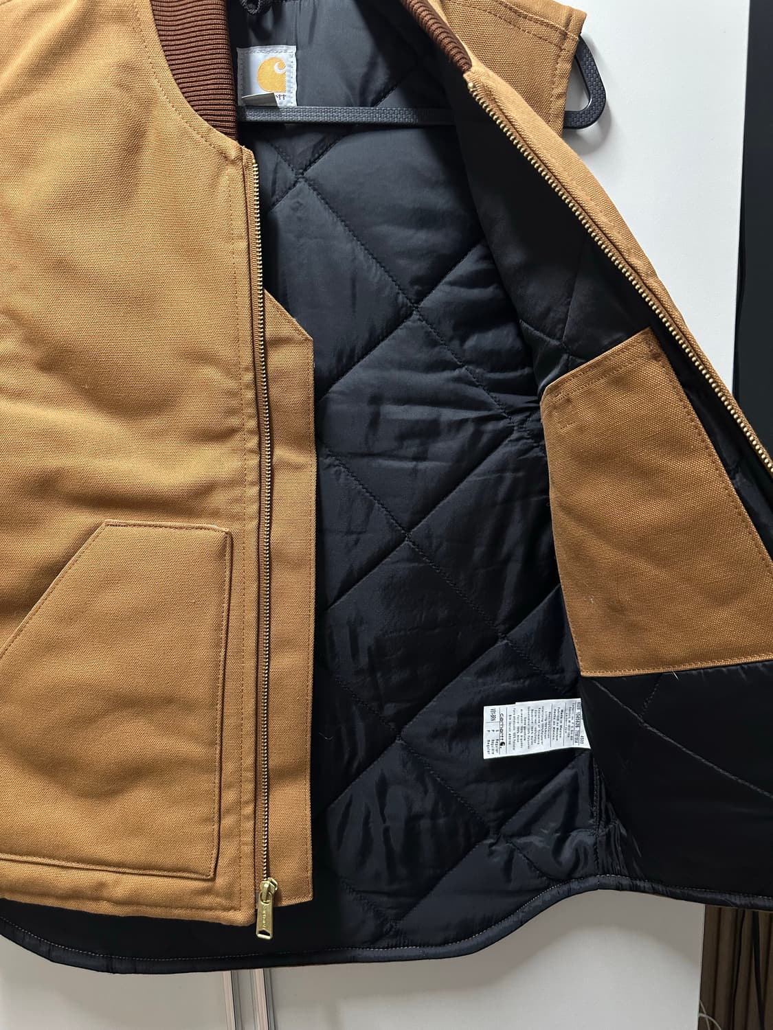 칼하트 V01-BRN 조끼 S 상품이미지5