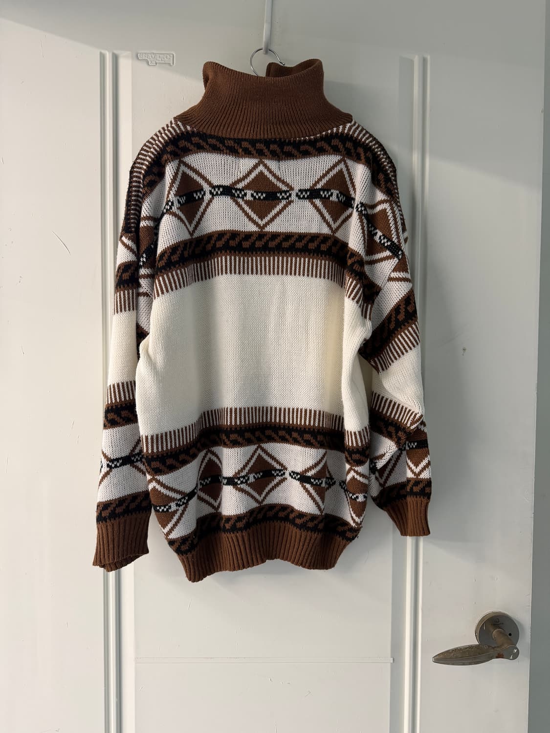 일본빈티지 패턴 하프집업 스웨터 상품이미지9