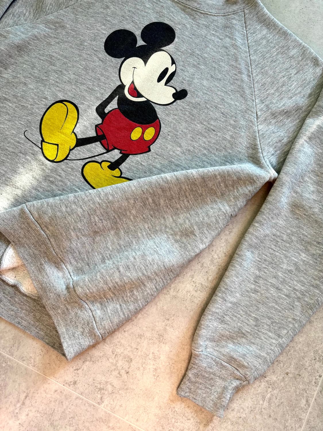 80's 월트 디즈니 오리지널 미키 마우스 스웻셔츠 L(100) 상품이미지4