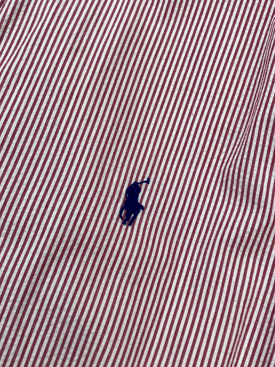 폴로 랄프로렌 스트라이프 셔츠 레드 L  #csz3699  상품이미지4