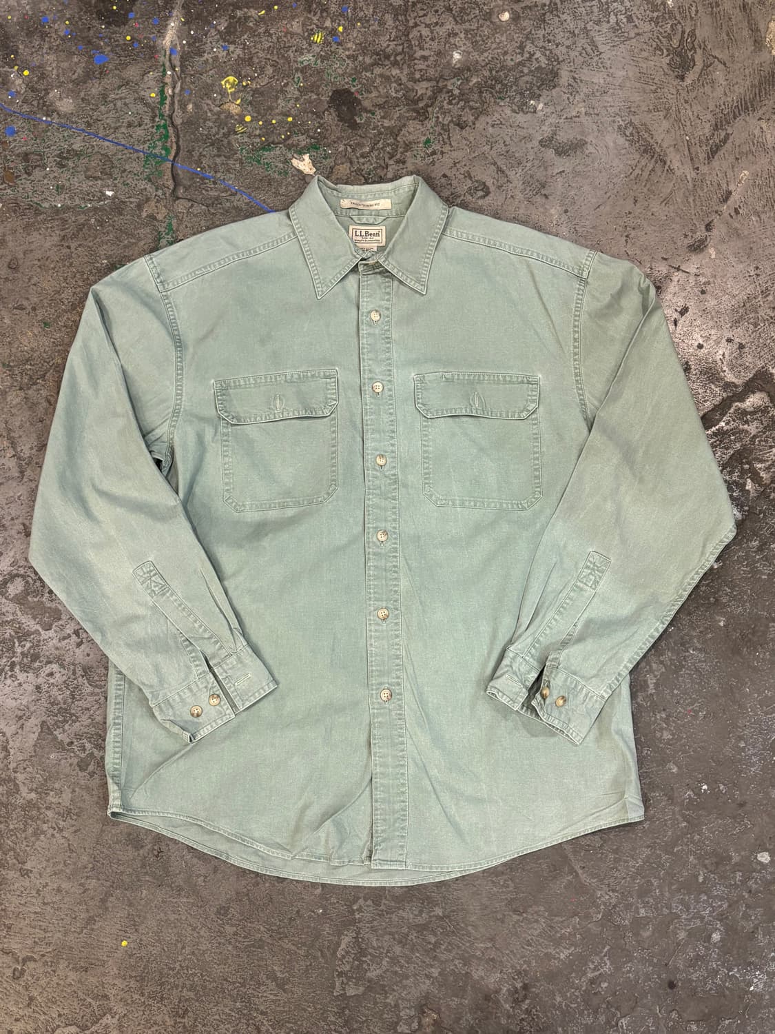 L.L.Bean 빈티지 코튼 워크 셔츠 상품이미지8