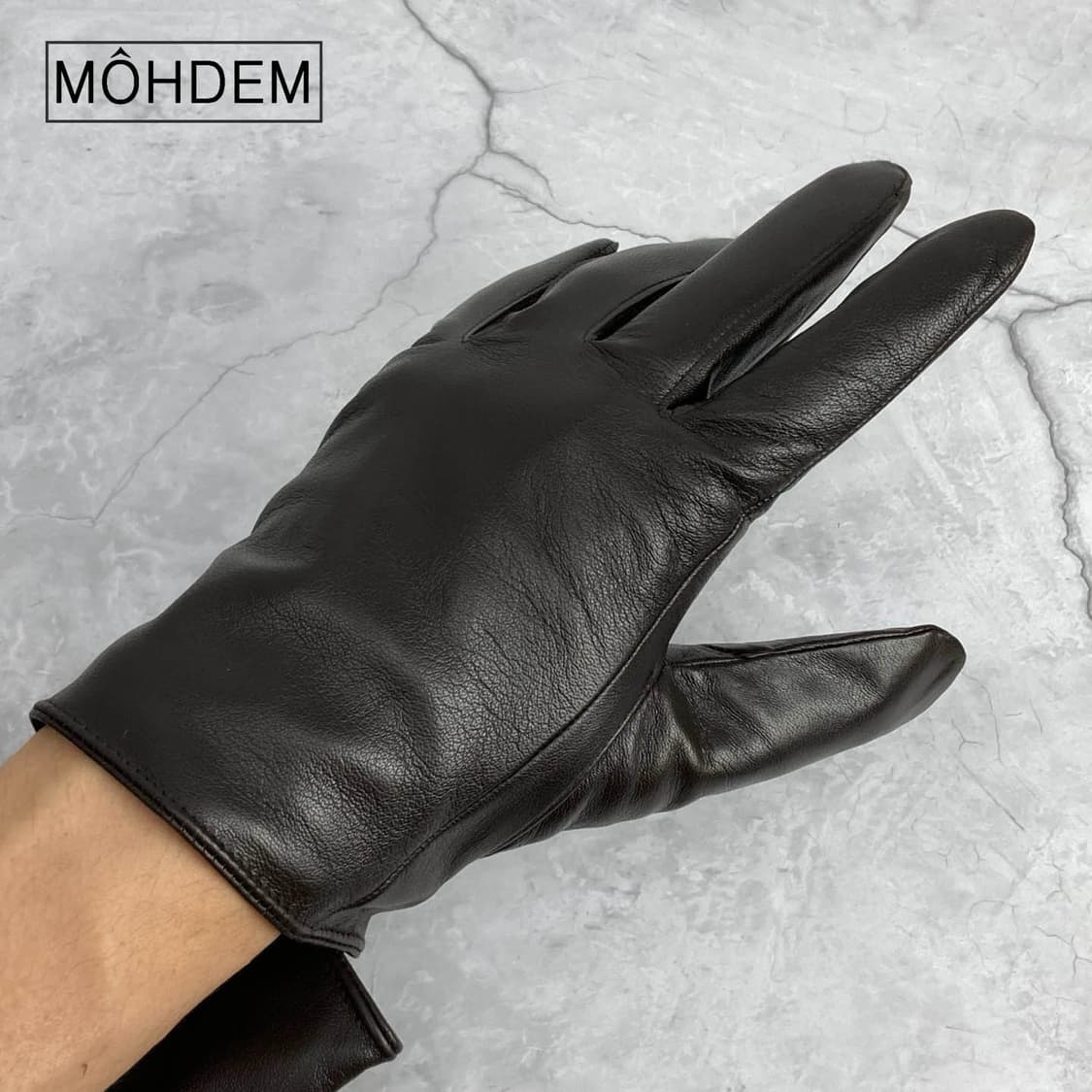 [premium] 가죽 장갑 진브라운 상품이미지3