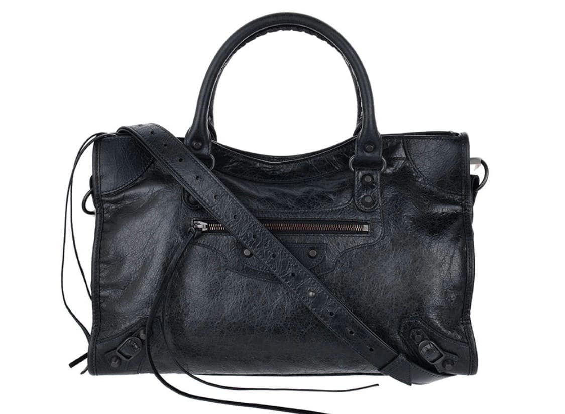 발렌시아가 르시티 미디엄 블랙 브라스 흑장 상품이미지1