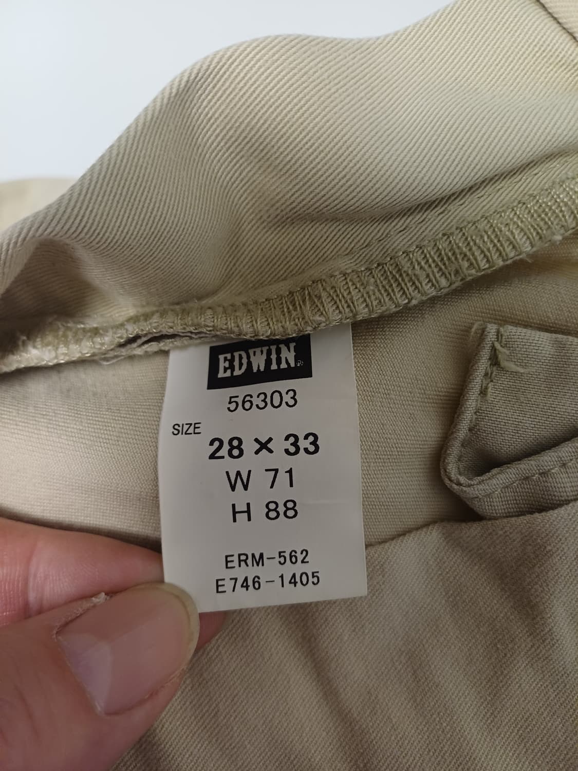 EDWIN 에드윈 KHAKIS 503 레귤러핏 치노팬츠 상품이미지7