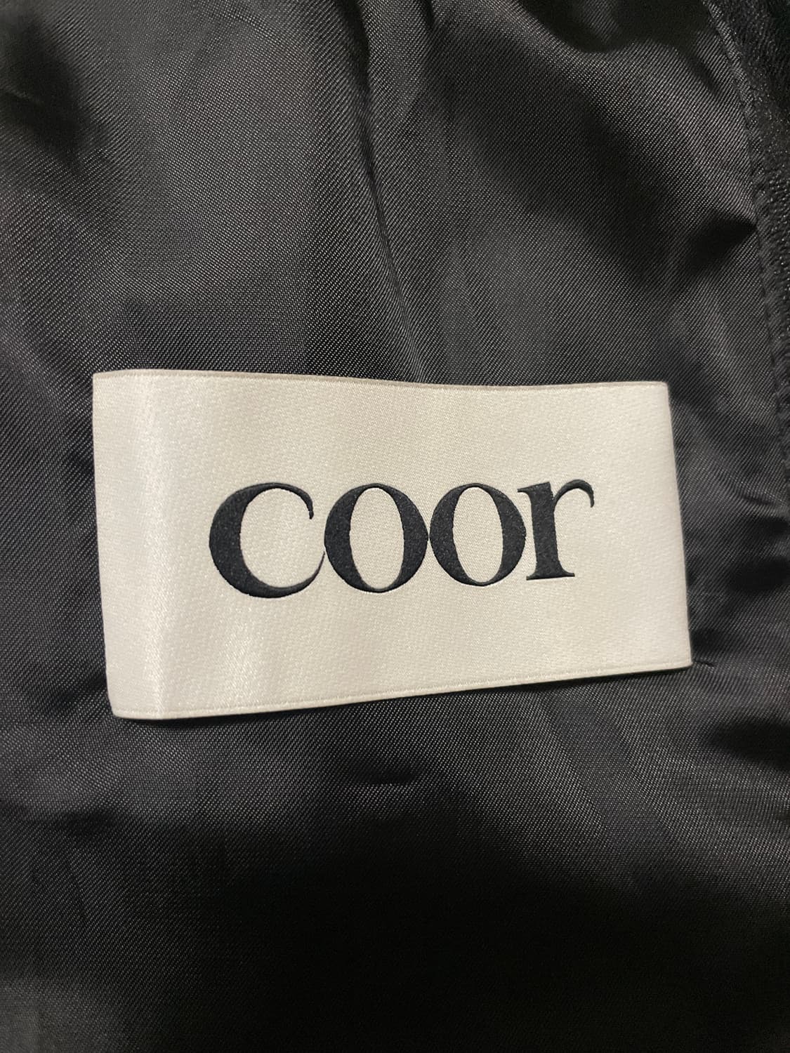 COOR 쿠어 오버사이즈 비건 레더 블레이저 자켓 블랙 상품이미지7