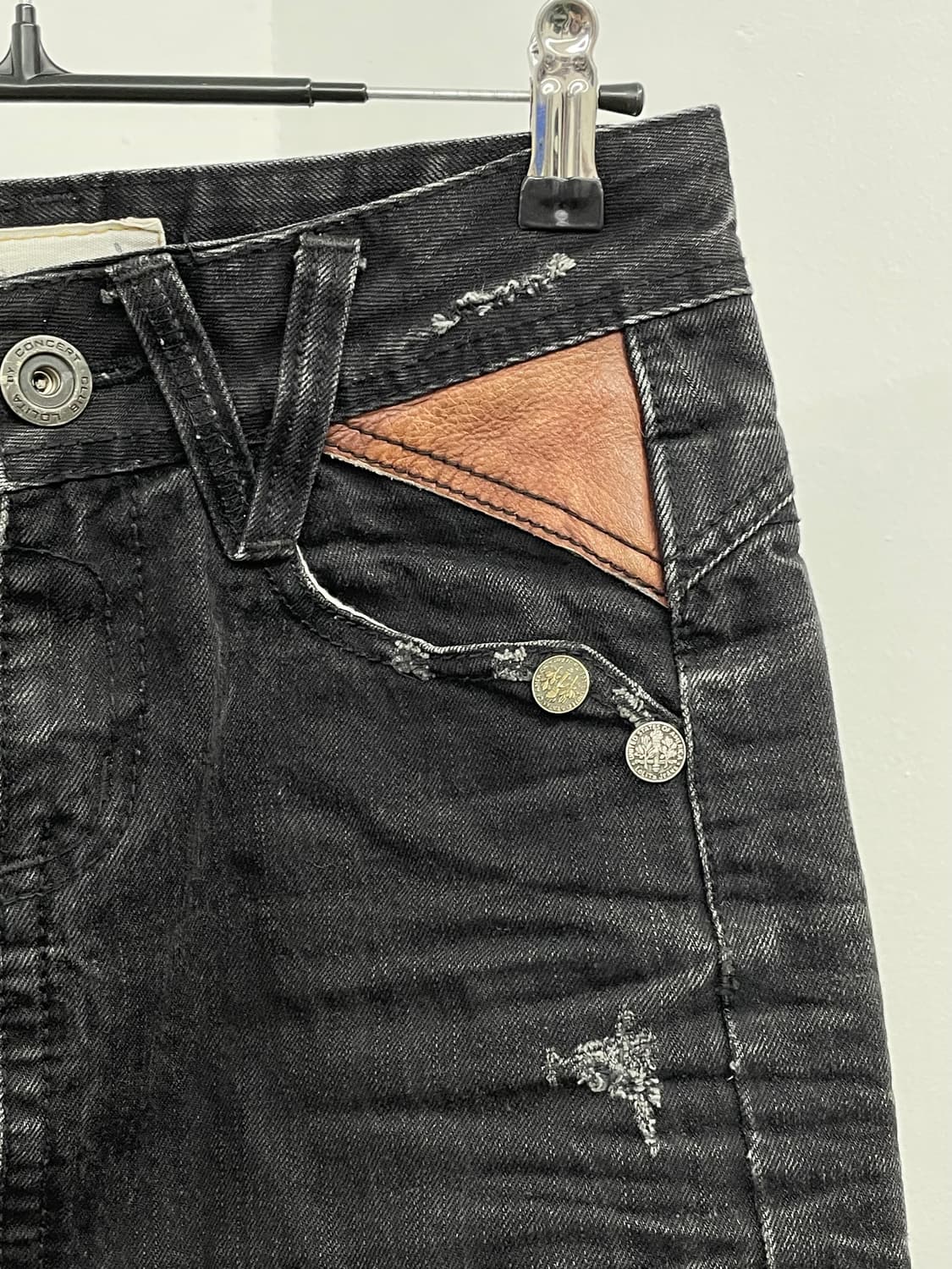 로리타 흑청 데님 스커트 상품이미지4