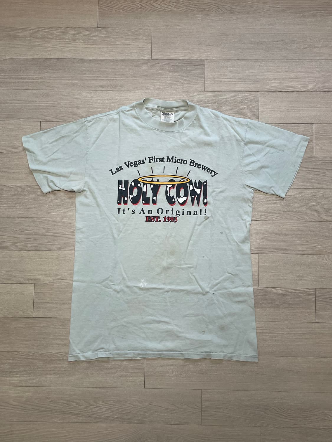 90s Holy cow brewery 빈티지 티셔츠 오네이타 상품이미지1