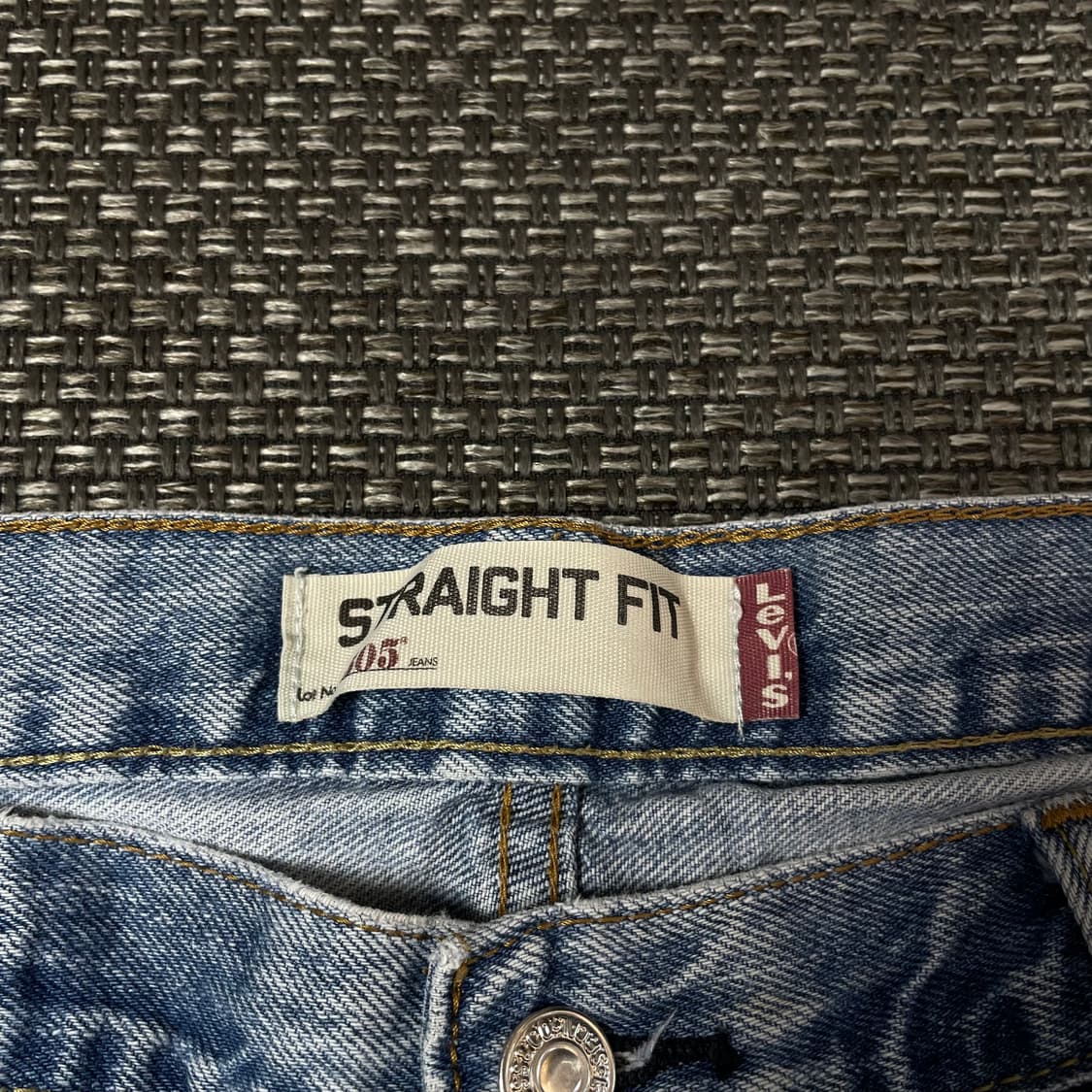 (35) 리바이스 505 35X32 연청 데님 팬츠 상품이미지4