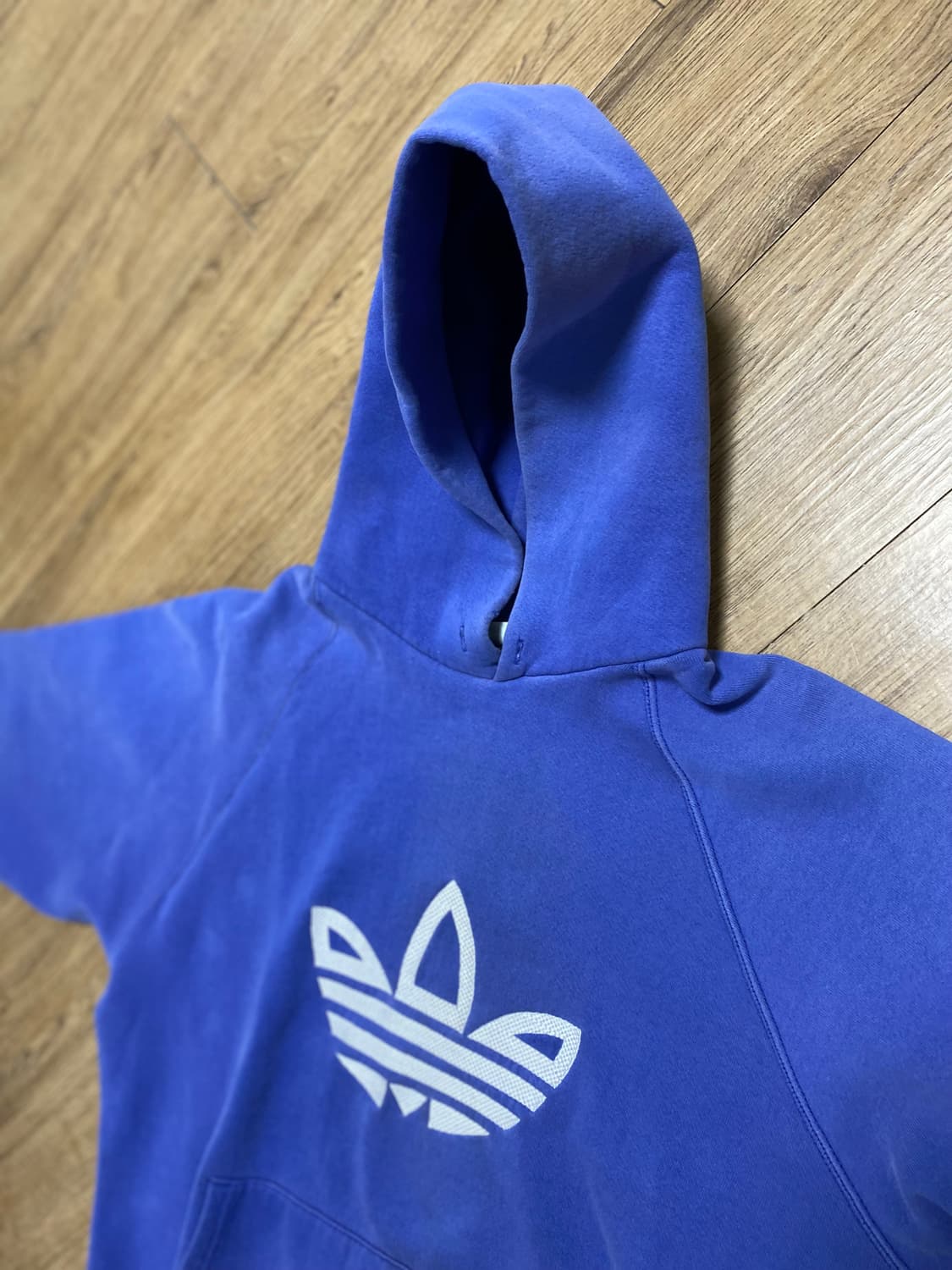 (Rare) 80s adidas trefoil hoodie 상품이미지3