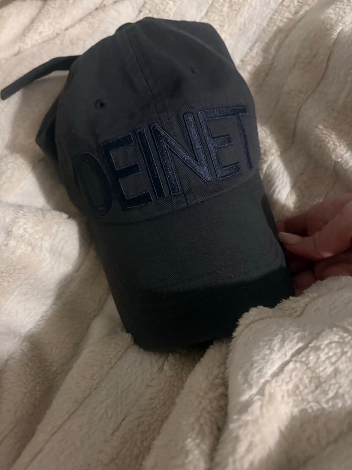 다이닛 빅 로고 볼캡 차콜  상품이미지1