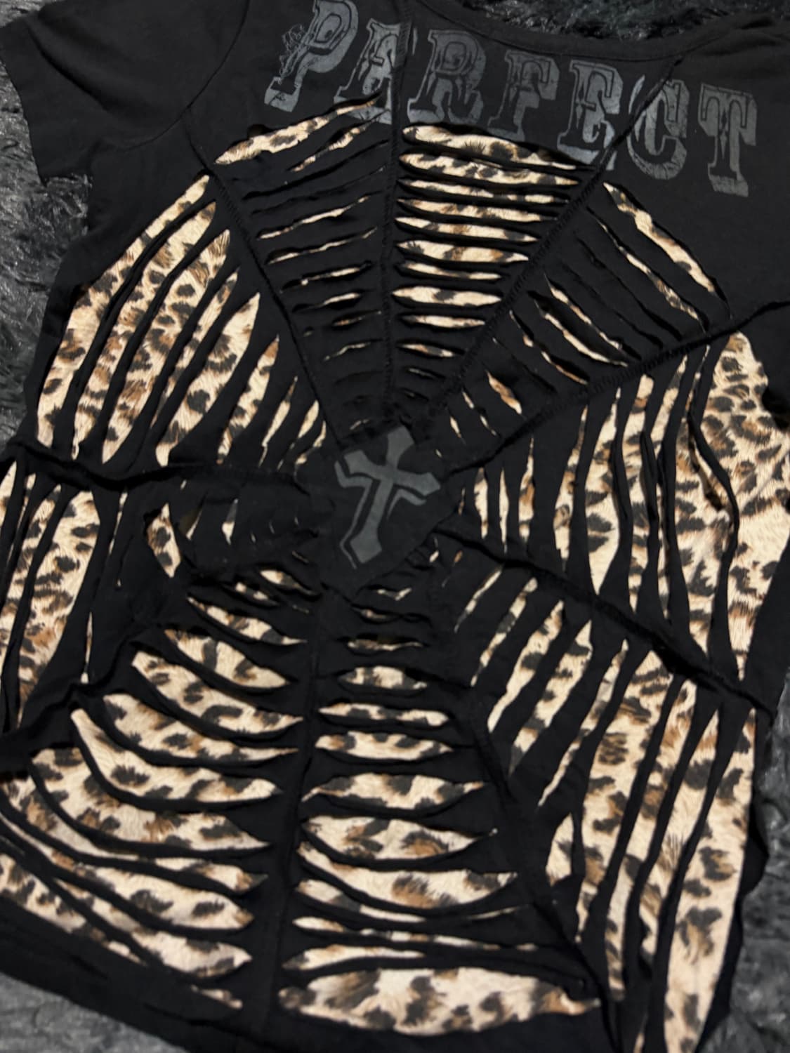 모터사이클 프린팅 거미줄 등판 y2k 반팔 티셔츠 상품이미지7