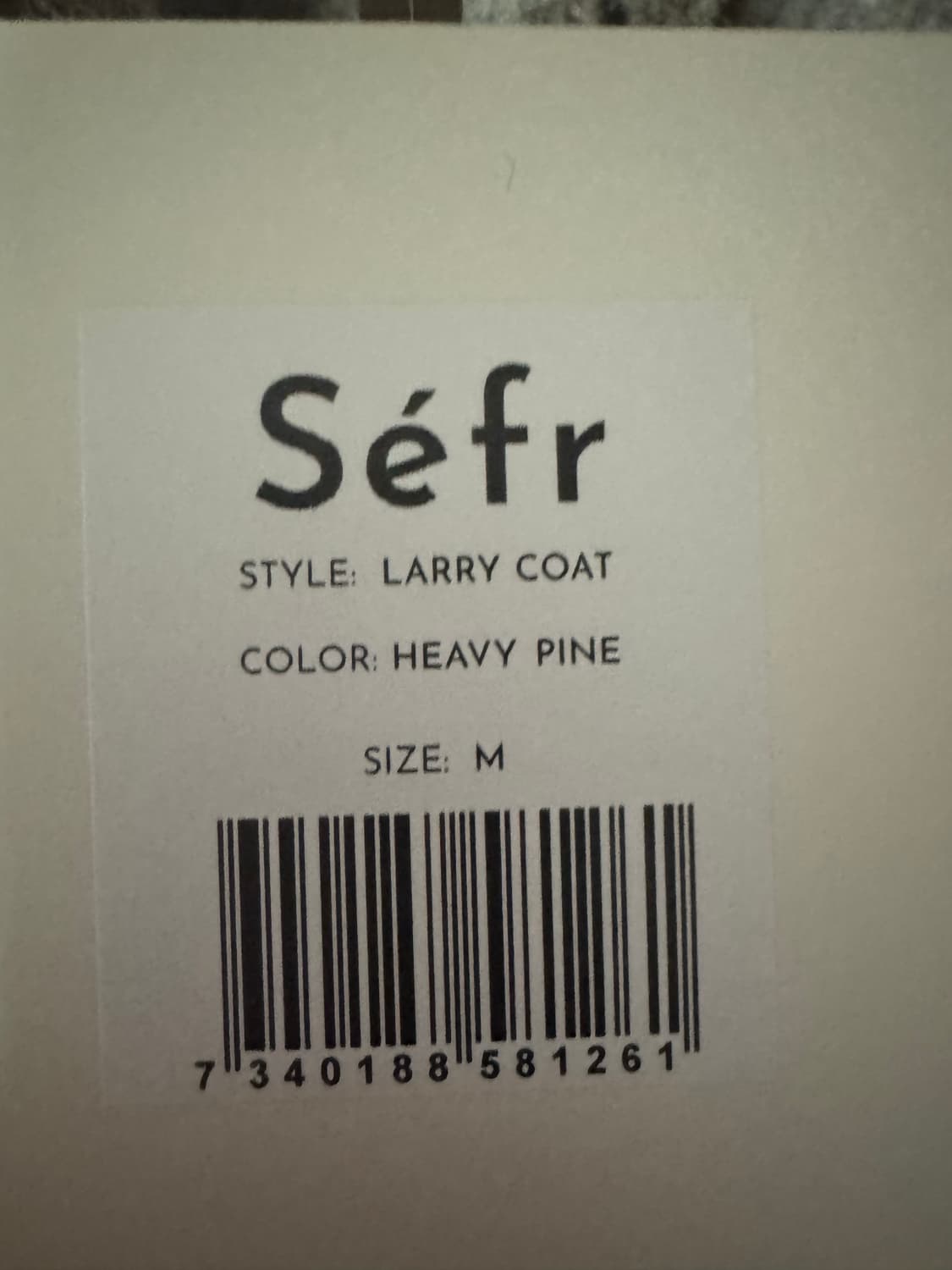 Sefr larry 코트 상품이미지2