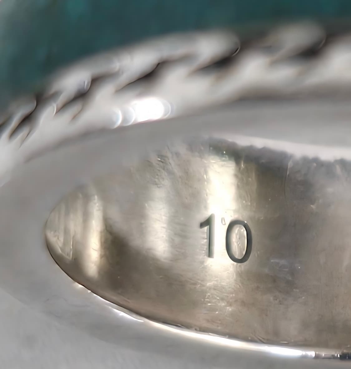 구찌 에나멜 인터로킹 링 반지 10호 판매 상품이미지6