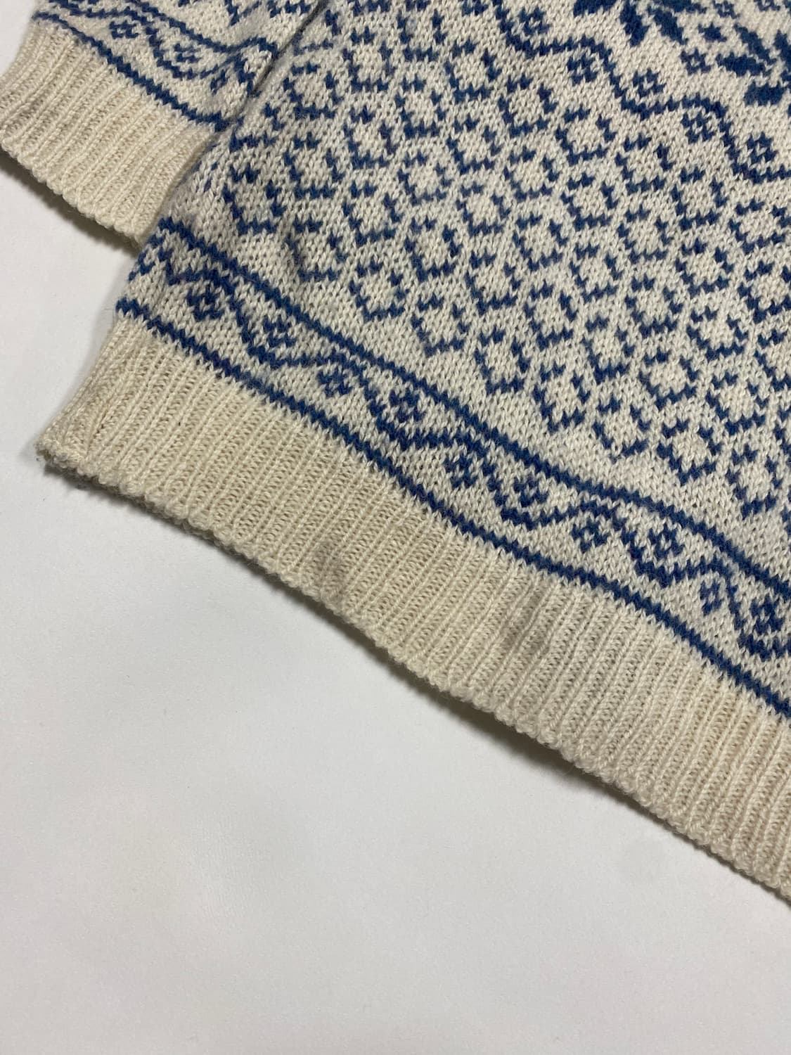 빈티지 L.L.Bean 화이트 노르딕 가디건 상품이미지8