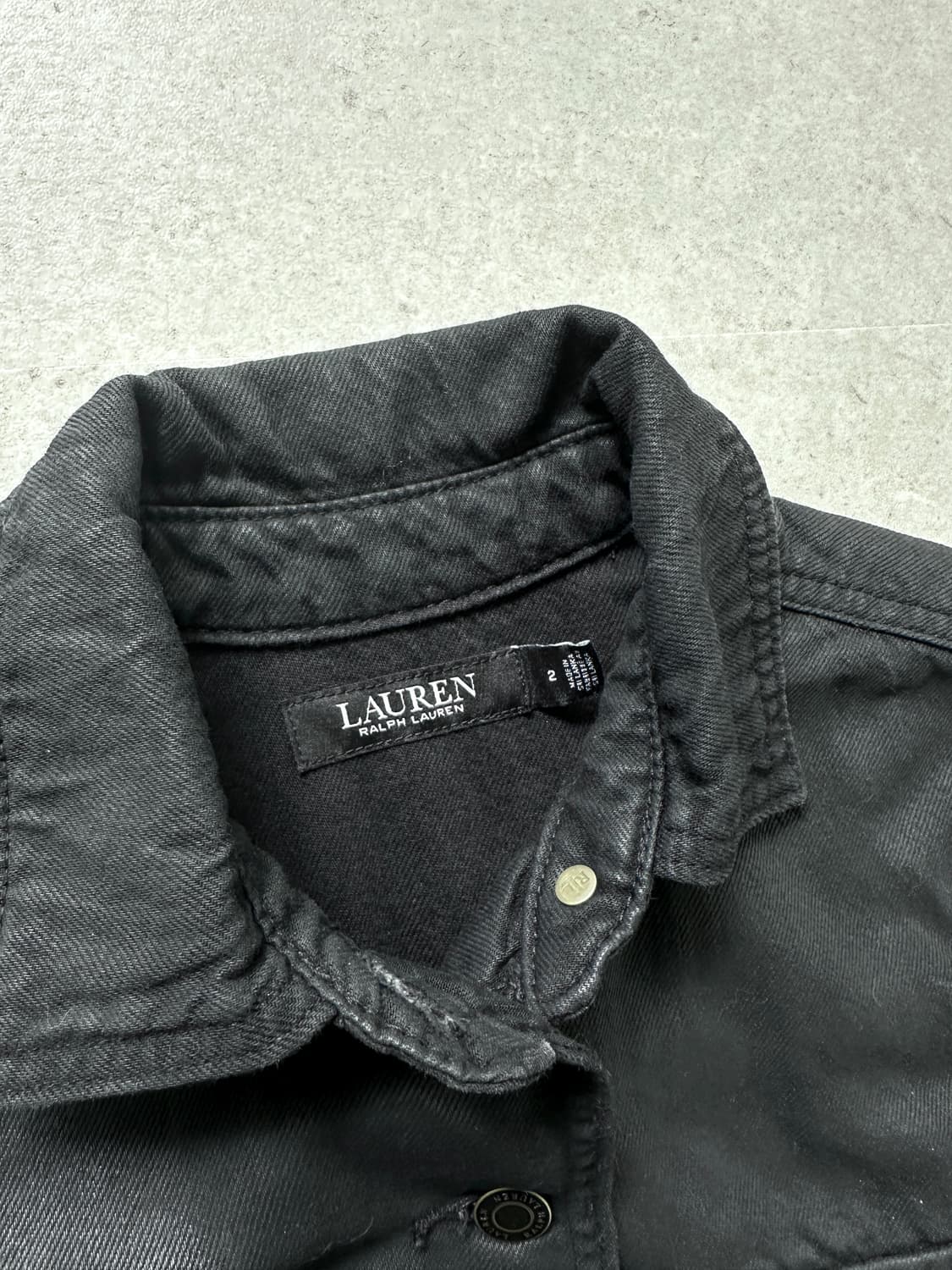 랄프로렌 블랙 왁스코팅 벨트 자켓 상품이미지6