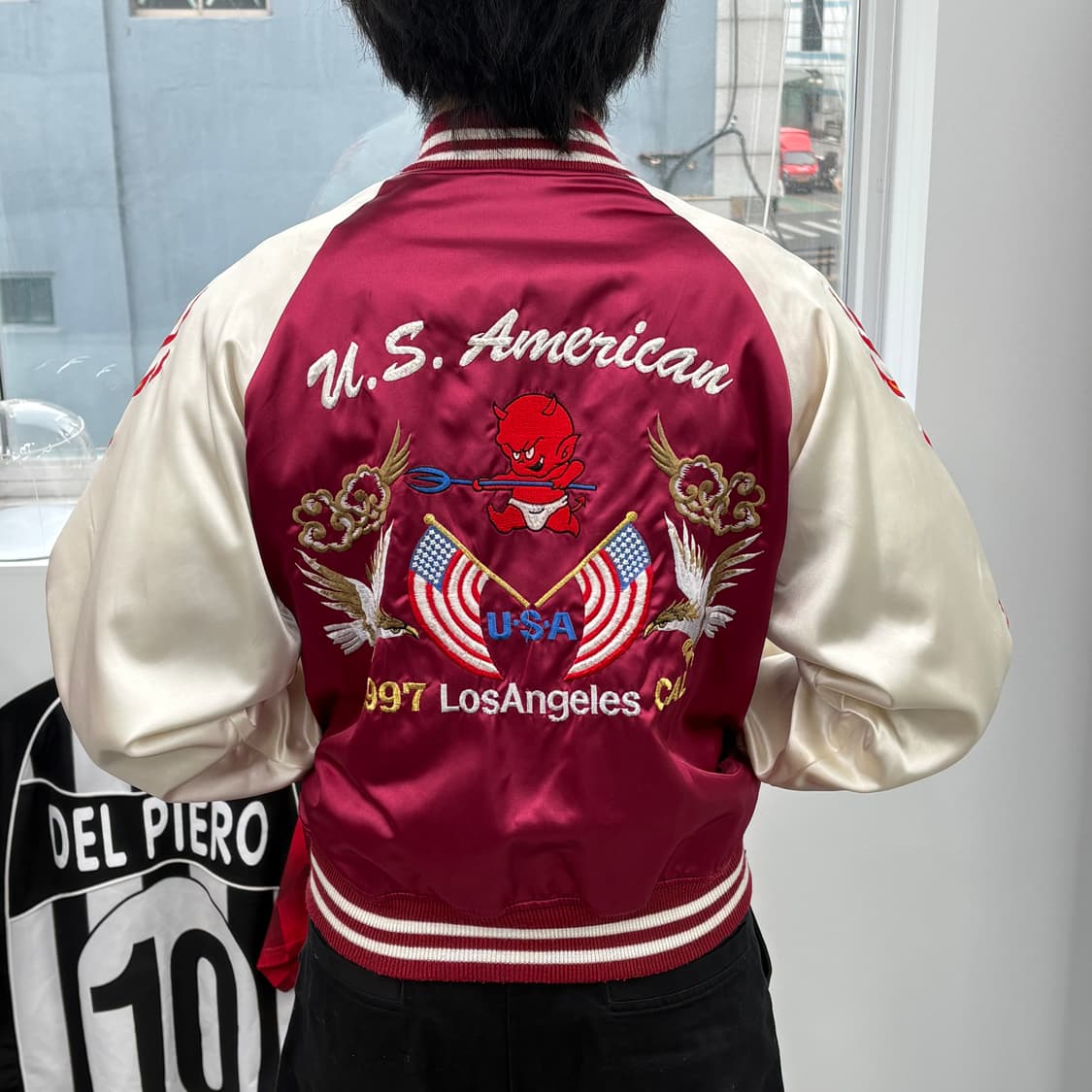 빈티지 레드데빌 스카쟌 상품이미지1