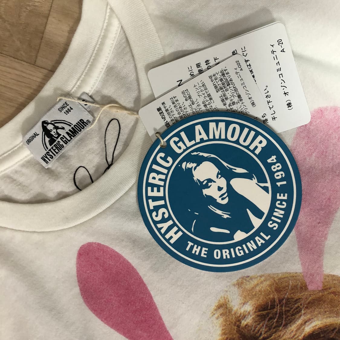 히스테릭 글래머 HYSTERIC GLAMOUR 스콜록트 걸프린팅 반팔티 상품이미지4